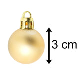 24 Piece Gold And Pink Mini Christmas Baubles | Christmas Tree Decorations | Gold Xmas Baubles Christmas Decor Baubles - Tophatter Daily Deals