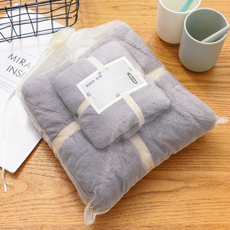Absorbent Bath Towel For Mother And Child 13 Style 70x140 plus 34x74 0 - Tophatter Daily Deals