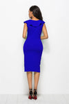 Ruched Ruffled Cap Sleeve Dress Cocktail Dresses - Tophatter Daily Deals