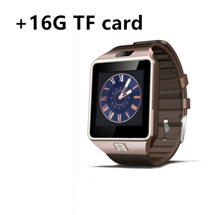 Bluetooth Smart Watch Chinese Language Version Touch Screen Phone Gold with 16G TF card 0 - Tophatter Daily Deals