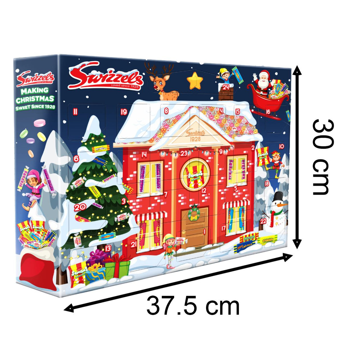 Swizzels Advent Calendar | Retro Sweet Christmas Advent Calendar for Kids Adults Advent Calendar - Tophatter Daily Deals