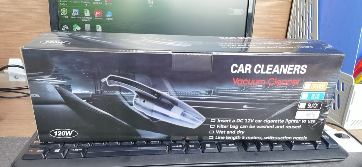 120W Wireless Car Cleaner Rechargeable 0 - Tophatter Daily Deals