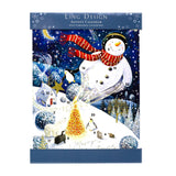 Magical Christmas Advent Calendar | Snowman Advent Calendar - 34x25cm Advent Calendar - Tophatter Daily Deals