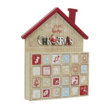 Winter Wonderland House Christmas Advent Calendar | Wooden Advent Calendar Advent Calendar - Tophatter Daily Deals