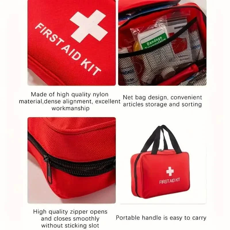 Portable First Aid Kit for Camping, Hiking & Outdoor Activities Outdoor Recreation - Tophatter Daily Deals