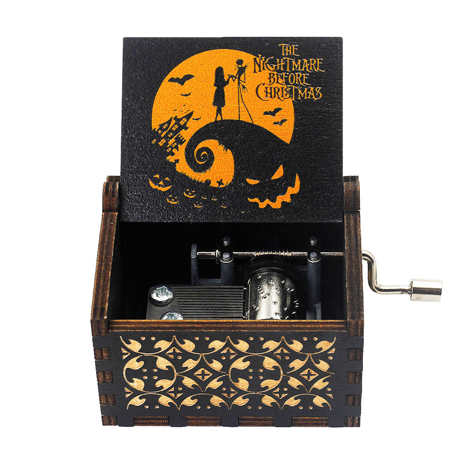 Antique Carved Wooden Hand Crank Spirited Away Music Box Christmas Gift Birthday Gift Party Decoration 9style 0 - Tophatter Daily Deals