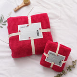 Absorbent Bath Towel For Mother And Child 18 Style 70x140 plus 34x74 0 - Tophatter Daily Deals