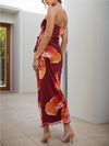 Printed Tube Sleeveless Maxi Dress Casual Dresses - Tophatter Daily Deals