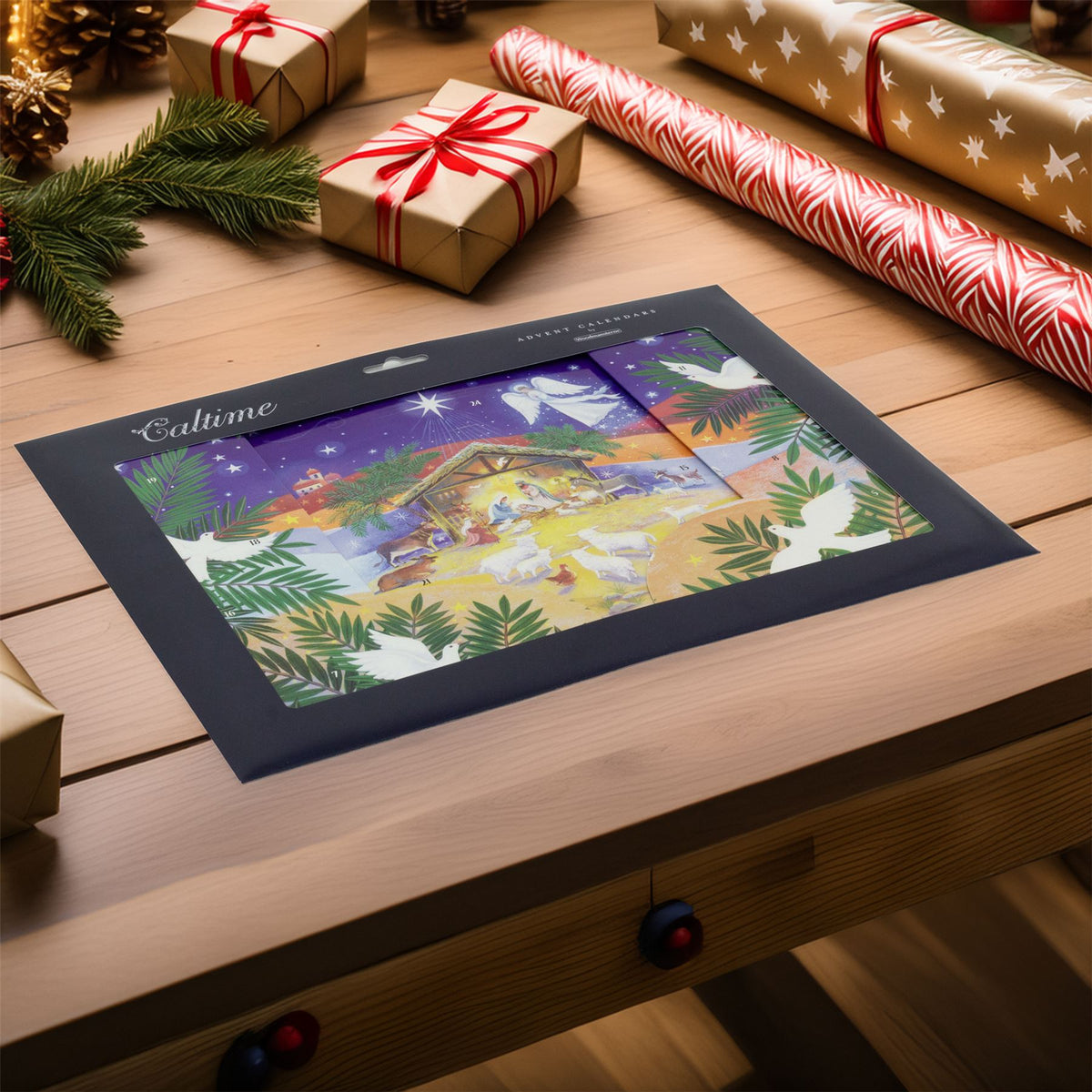 A December to Remember Christmas Advent Calendar | Nativity Advent Calendar Advent Calendar - Tophatter Daily Deals