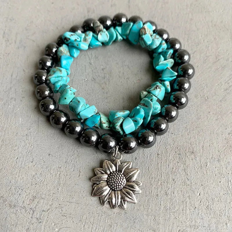 Turquoise Alloy Bracelet Style C One Size Bracelets - Tophatter Daily Deals