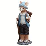 Squirrel Outdoor Garden Statue with Basket Figurines, Sculptures & Statues - Tophatter Daily Deals