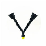 4 Points Plastic Universal Y-type Nozzle Adjustable Bamboo Joint Agricultural Sprayer Black 0 - Tophatter Daily Deals