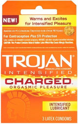 Trojan Intensified Charged Orgasmic Pleasure Condoms - 3 Pack > Essentials > Condoms - Tophatter Daily Deals