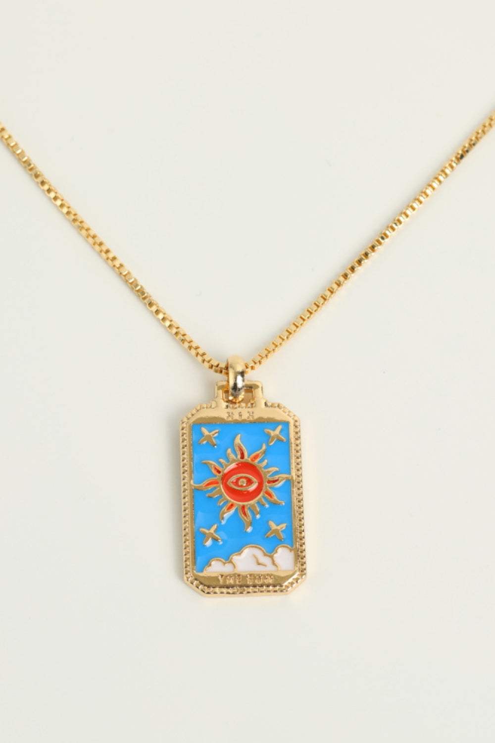 Tarot Card Pendant Copper Necklace Necklaces - Tophatter Daily Deals