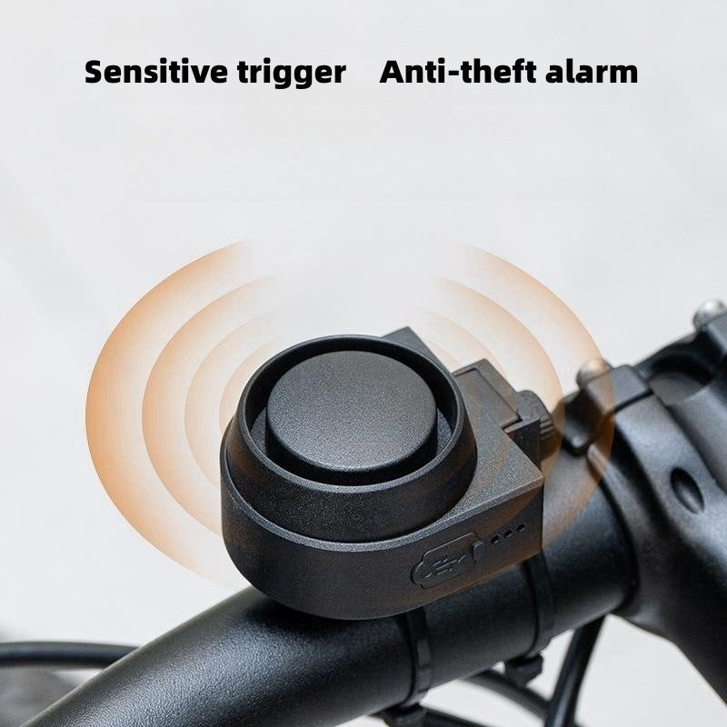 Bicycle Motorcycle Alarm Rechargeable Multifunctional 0 - Tophatter Daily Deals