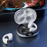 Bluetooth Headset Wireless Bone Conduction White 0 - Tophatter Daily Deals