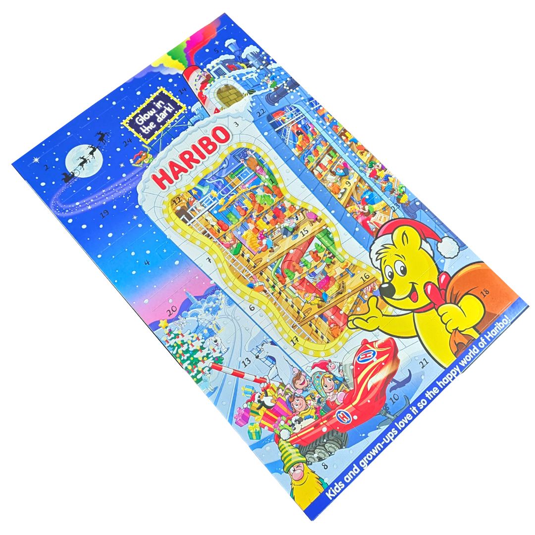 Haribo Christmas Advent Calendar | Sweet Advent Calendar for Kids Adults Advent Calendar - Tophatter Daily Deals