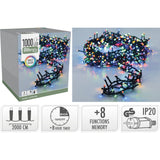 1000 Multicoloured LED String Lights | Microcluster LEDs for Indoor & Outdoor Fairy Lights - Tophatter Daily Deals
