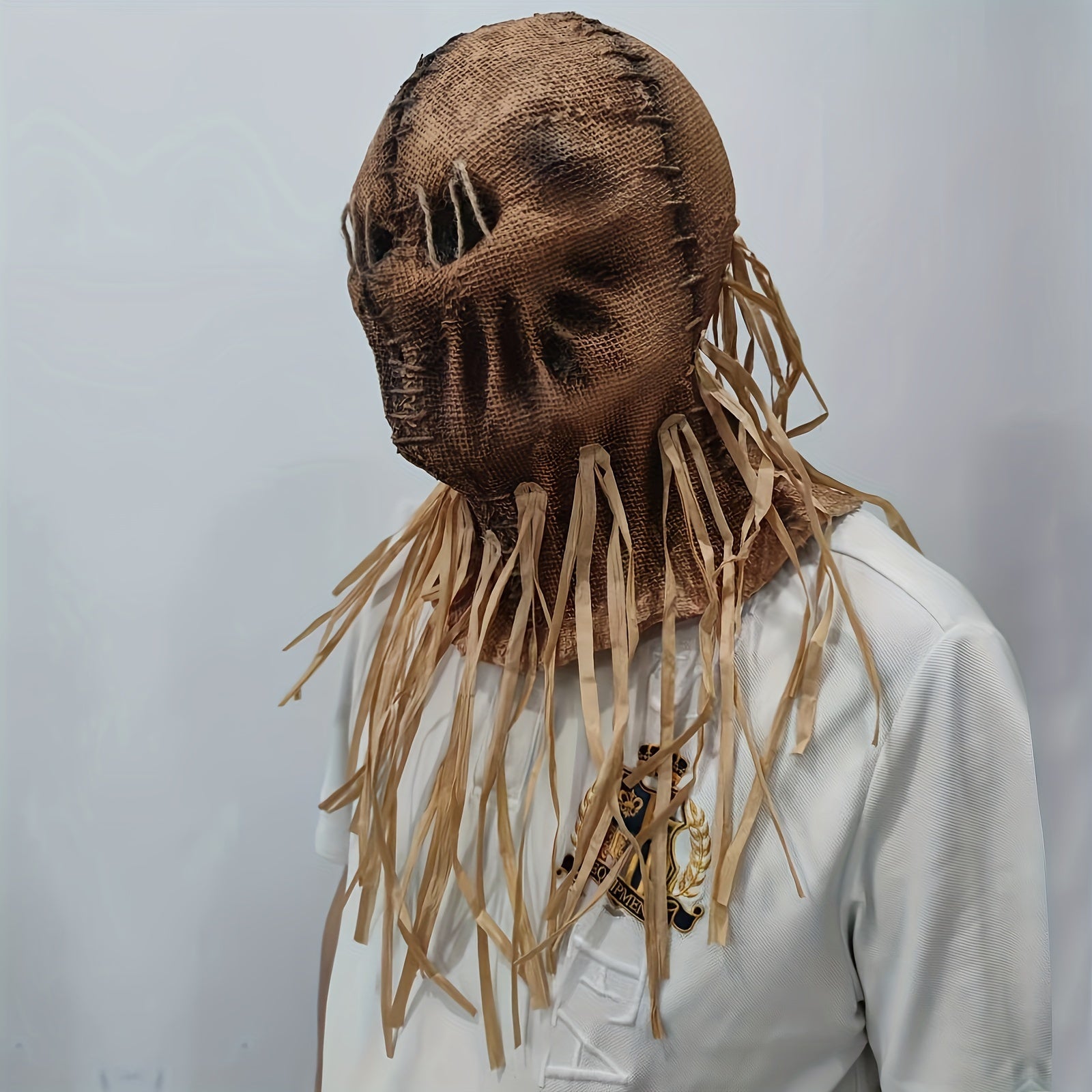 Horror Mask Scarecrow Style Halloween Costume Halloween - Tophatter Daily Deals