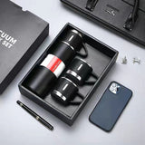 Business Gift Set Company Gift Event Stainless Steel Vacuum Flask Suit black 500ML 0 - Tophatter Daily Deals