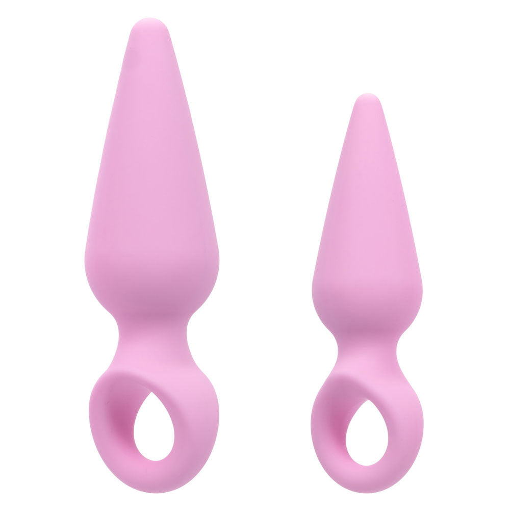 First Time Booty Probe Duo (Pink) – Beginner-Friendly Anal Probes Set > Anal Range > Butt Plug Kits - Tophatter Daily Deals