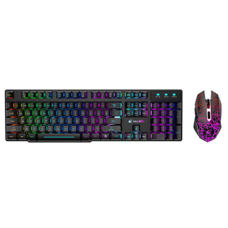 3 Wireless Charging Keyboard And Mouse Set 0 - Tophatter Daily Deals