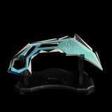 IRL VCT Karambit Blunt Blade Metal Replica Green & Stand - Tophatter Daily Deals
