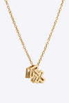 18K Gold Plated Constellation Pendant Necklace Sagittarius One Size Necklaces - Tophatter Daily Deals