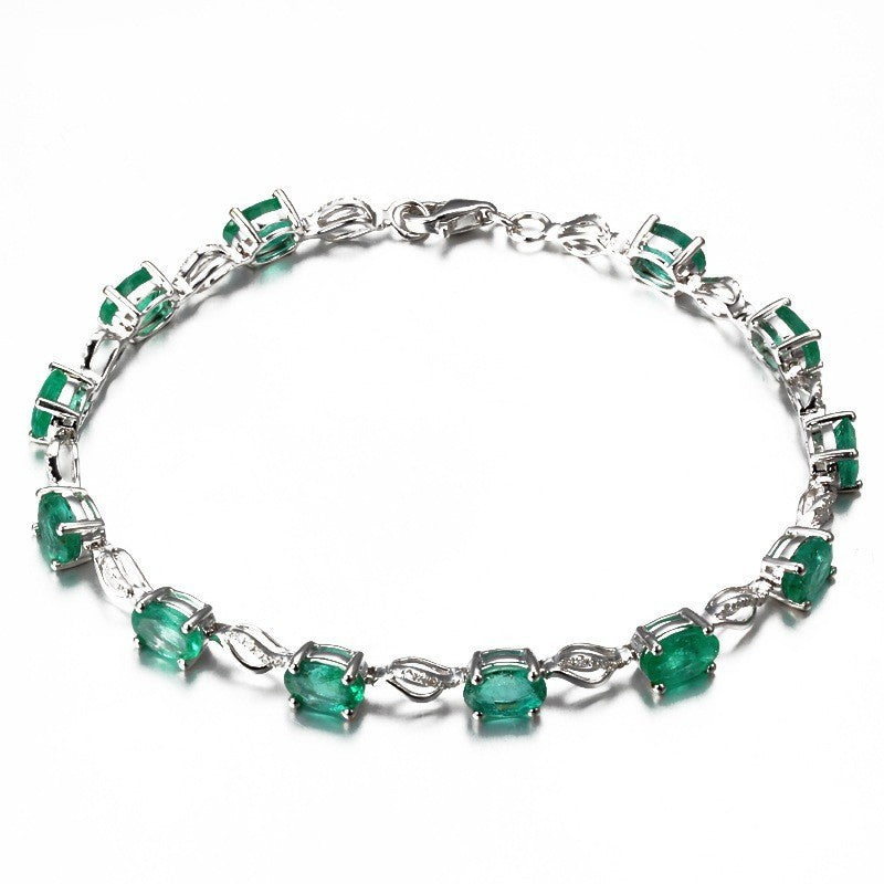 Acadia™ Emerald Bracelet Acadia™ GREEN Emerald Bracelets - Tophatter Daily Deals