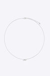 Figure 8 Lobster Clasp 925 Sterling Silver Necklace Necklaces - Tophatter Daily Deals