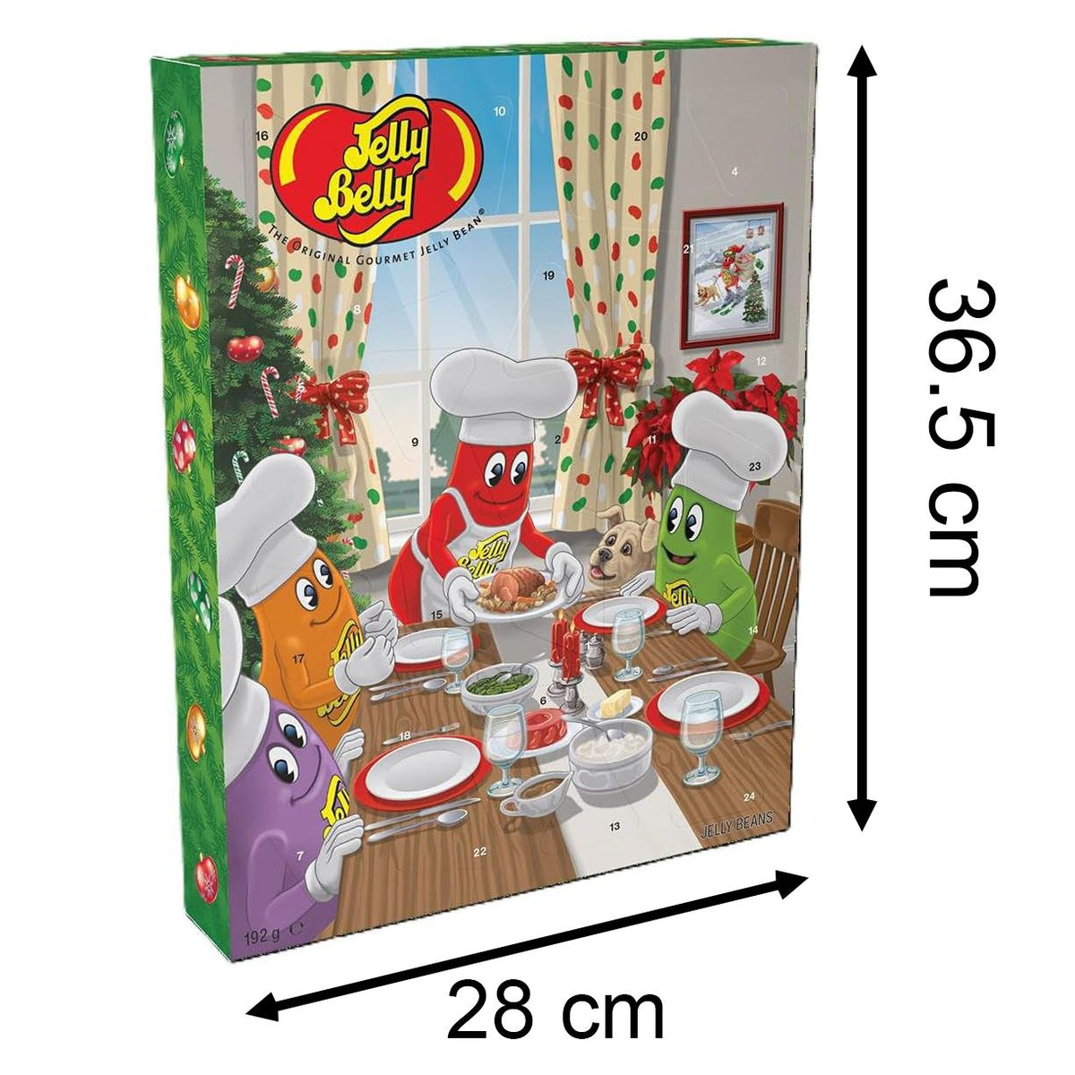 Jelly Belly Christmas Advent Calendar | 24 Gourmet Jelly Beans Advent Calendar Advent Calendar - Tophatter Daily Deals