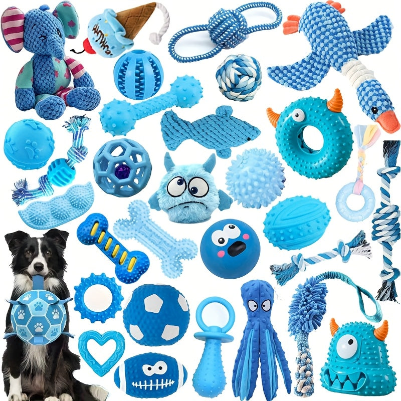 Series Dog Chew Toy Set (16pcs) Dog Supplies - Tophatter Daily Deals