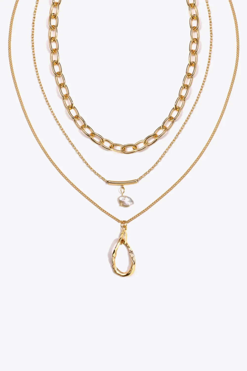 Want To Know You Better Triple-Layered Necklace Necklaces - Tophatter Daily Deals