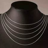 Unisex Snake Chain Necklace Necklaces - Tophatter Daily Deals