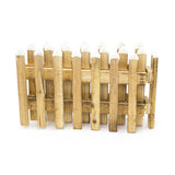 Christmas Miniature Wooden Fence Decoration | Snow Topped Mini Picket Fence | Christmas Tree Xmas Decoration Tree Skirt - Tophatter Daily Deals