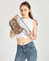 BEAUTIFUL PURPLE GITTER DESIGN CREATED BY FLIPSTYLEZ Petite Canvas Pouch Handbags - Tophatter Daily Deals
