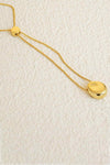 18K Gold-Plated Sweater Chain Necklace Necklaces - Tophatter Daily Deals