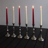 Silver Metal Dinner Table Pillar Candlestick Candle Holder Decoration - Design Varies Candlestick - Tophatter Daily Deals