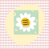 50 PcsPack Square Simple Thank-you Card Coated Paper Business Cards K114 Style 50 Pieces 0 - Tophatter Daily Deals