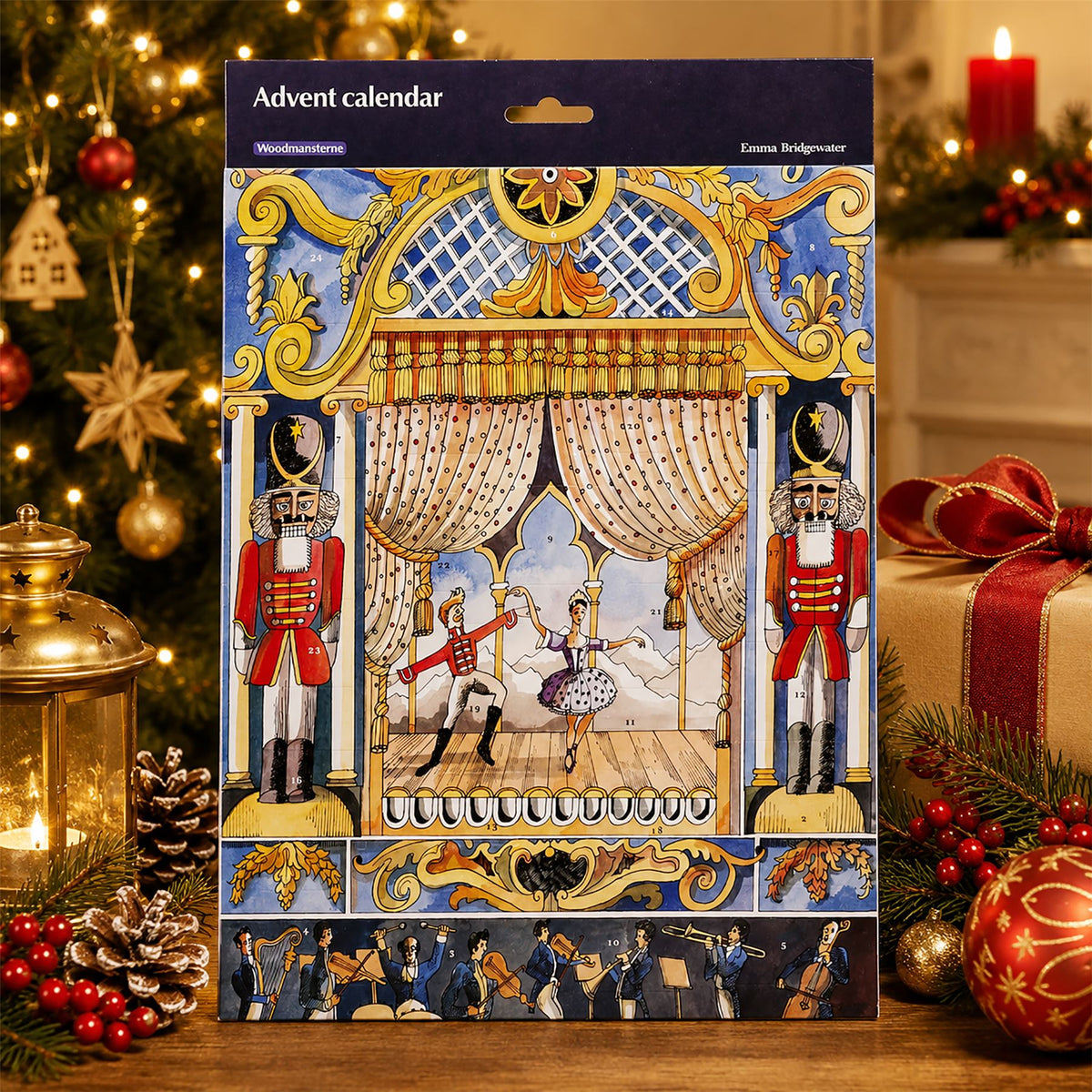 Emma Bridgewater Nutcracker Traditional Christmas Picture Advent Calendar Advent Calendar - Tophatter Daily Deals