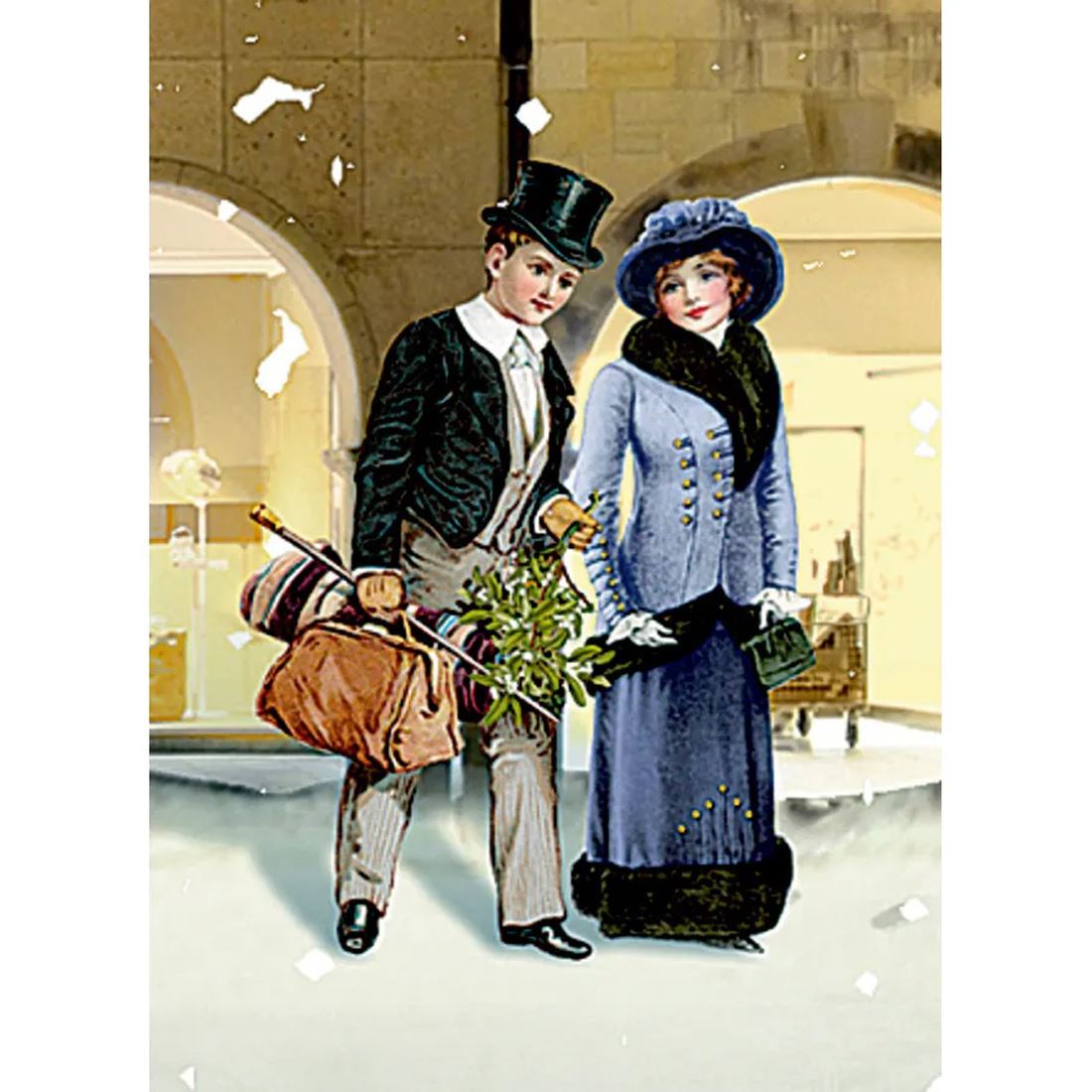 Christmas Advent Calendar Wintry City | Traditional Picture Advent Calendar Advent Calendar - Tophatter Daily Deals