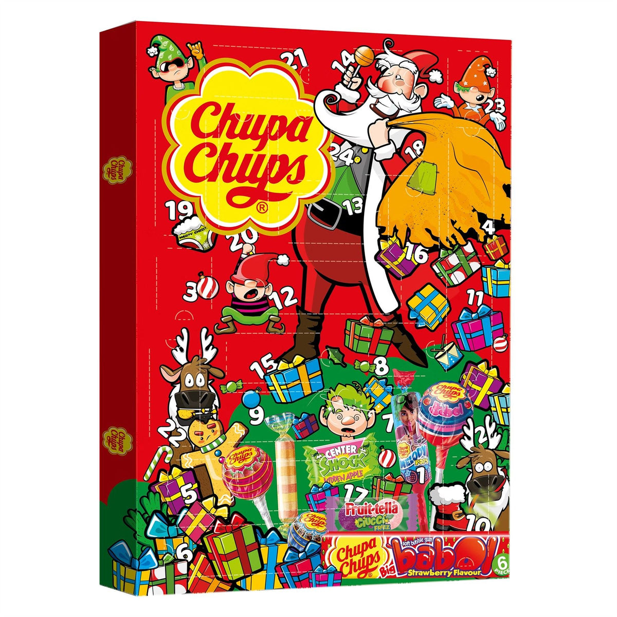Chupa Chups Advent Calendar | Christmas Sweet Lolly Advent Calendar for Kids Advent Calendar - Tophatter Daily Deals
