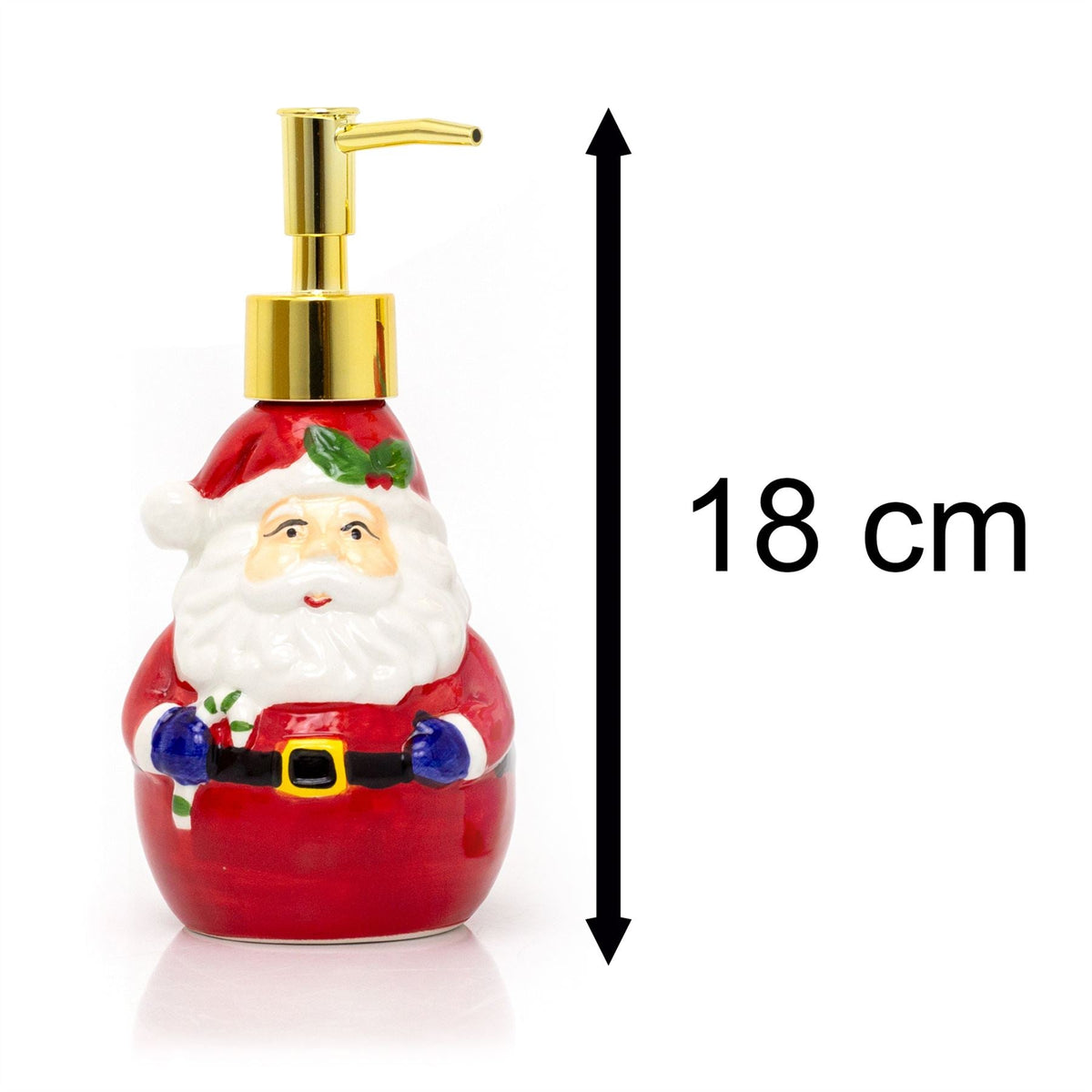 Christmas Character Soap Dispenser | Ceramic Hand Wash Bathroom Soap Dispenser Soap Dispenser - Tophatter Daily Deals