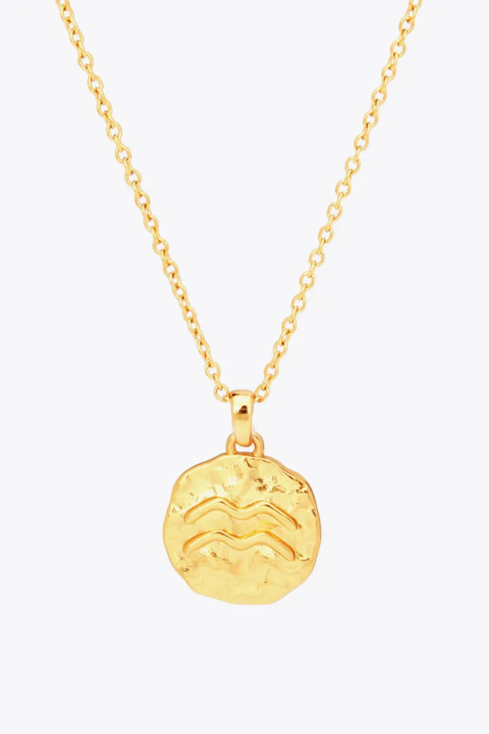 Constellation Pendant Chain Necklace Aquarius One Size Necklaces - Tophatter Daily Deals