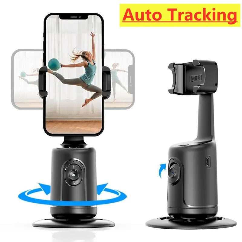 360 Auto Face Tracking Gimbal AI Smart Gimbal Face Tracking Auto Phone Holder For Smartphone Video Vlog Live Stabilizer Tripod 4 - Tophatter Daily Deals