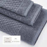 Cotton Diamond Waffle Weave Bath Towel Set - Grayson Collection Bath - Tophatter Daily Deals