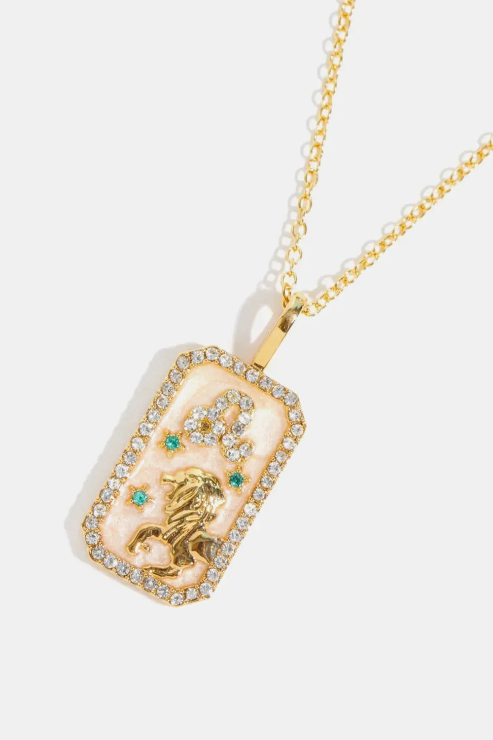Rhinestone Constellation Pendant Copper Necklace Necklaces - Tophatter Daily Deals