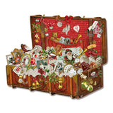 Vintage Suitcase Christmas Advent Calendar | Traditional Picture Advent Calendar Advent Calendar - Tophatter Daily Deals