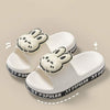 Hop into Comfort: Funky Bunny Kawaii Slippers for Cozy Feet! White Slippers - Tophatter Daily Deals