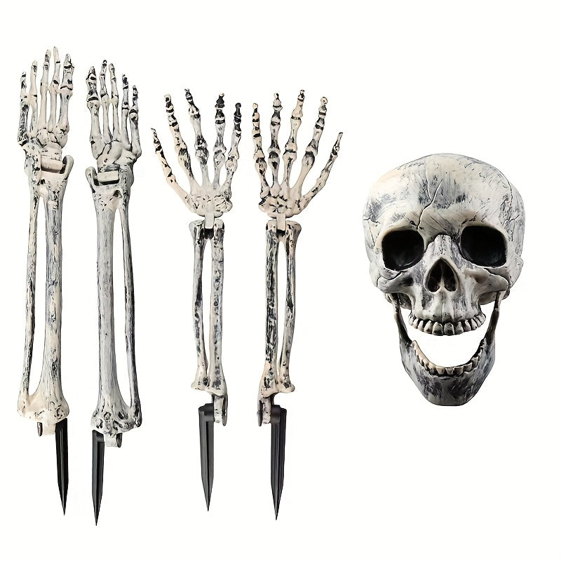 Halloween Skeleton Stakes for Outdoor (5pcs) Halloween - Tophatter Daily Deals